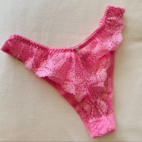 ACOUSMA French Lux Lingerie Paris Brazilian Floral Nylon Thongs 🇫🇷 - Picture 9 of 16